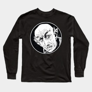 NOSFERATU (Circle Black and White) Long Sleeve T-Shirt